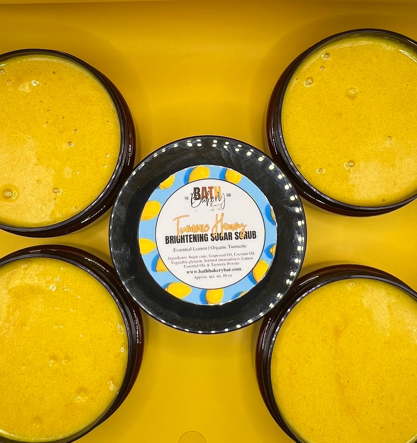 Turmeric Honey Sugar Scrub