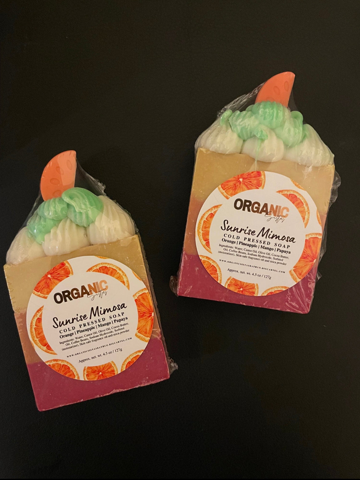Sunrise Mimosa Soap Slice